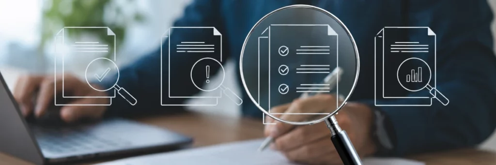 Politique de divulgation Volontaire : humain représentant un chercheur en sécurité analysant un contrat
