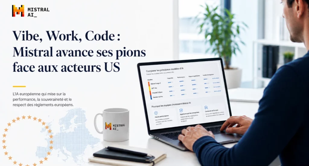 Mistral AI lance Vibe, Code & Work.
